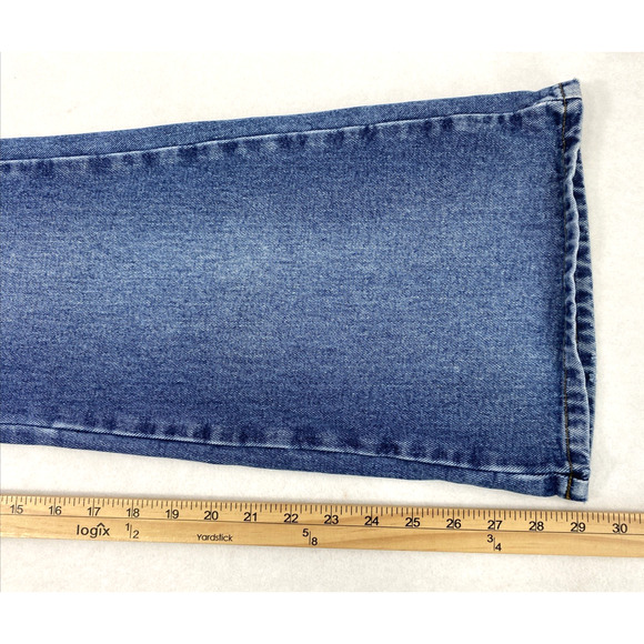 Zana di Jeans Womens Size 9 Flare Medium Wash Denim Pockets - Picture 9 of 12